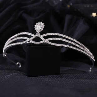 女童芭蕾舞蹈王冠头饰儿童钢琴演出皇冠发饰小朋友生日公主发箍女