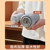 加厚家用拖把头通用免手洗懒人平板拖把配件拖布墩布替换头棉布头