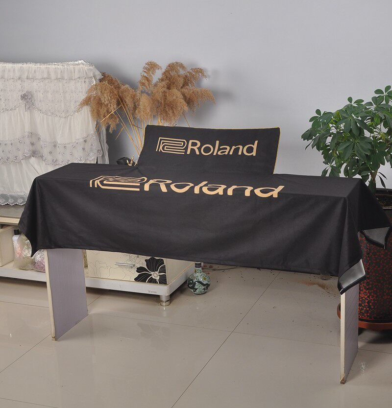 罗兰电钢琴防尘盖布加厚通用88键61键电子琴盖布防尘盖巾简约布艺