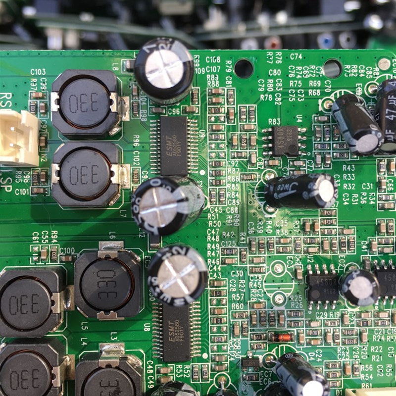 罗技z533数字功放板 2.1大功率低音炮音箱用AD52580 音质好