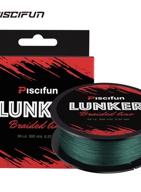 Piscifun Lunker 274M Fishing Line 0.06-0.5mm 4 Strands 6-80l