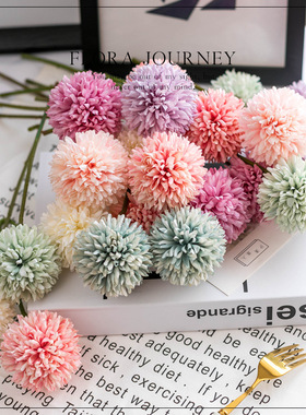 1/3/5PcsBunch Artificial Flower Bouquet Silk Dandelion Flowe