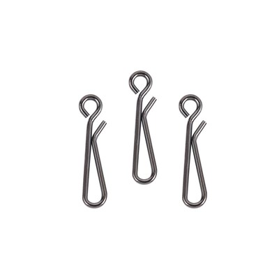 极速100pcs Stanless Steel Hook Fast Clp Lock Snap Swvel Sold