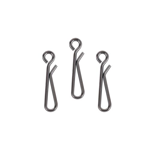 极速100pcs Stanless Steel Hook Fast Clp Lock Snap Swvel Sold