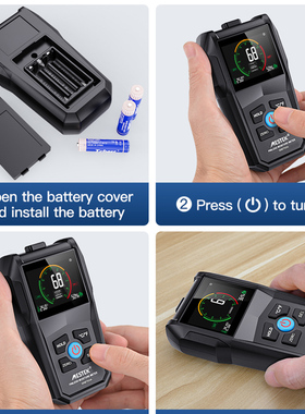 Mestek Pinless Wood Moisture Meter Hygrometer Timber Damp De