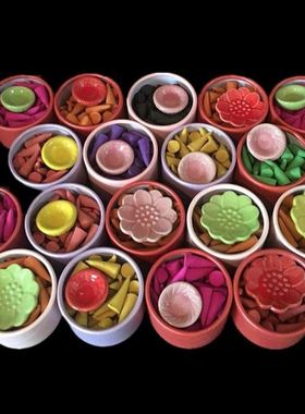 40 Pcsbox Natural Incense Cones Incense Holder Pagoda Ince