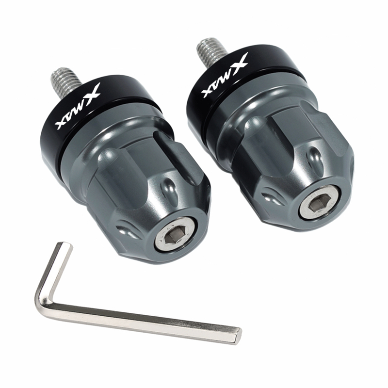 适用雅马哈XMAX300/250/400 改装铝合金手把堵头 车把塞 平衡端子