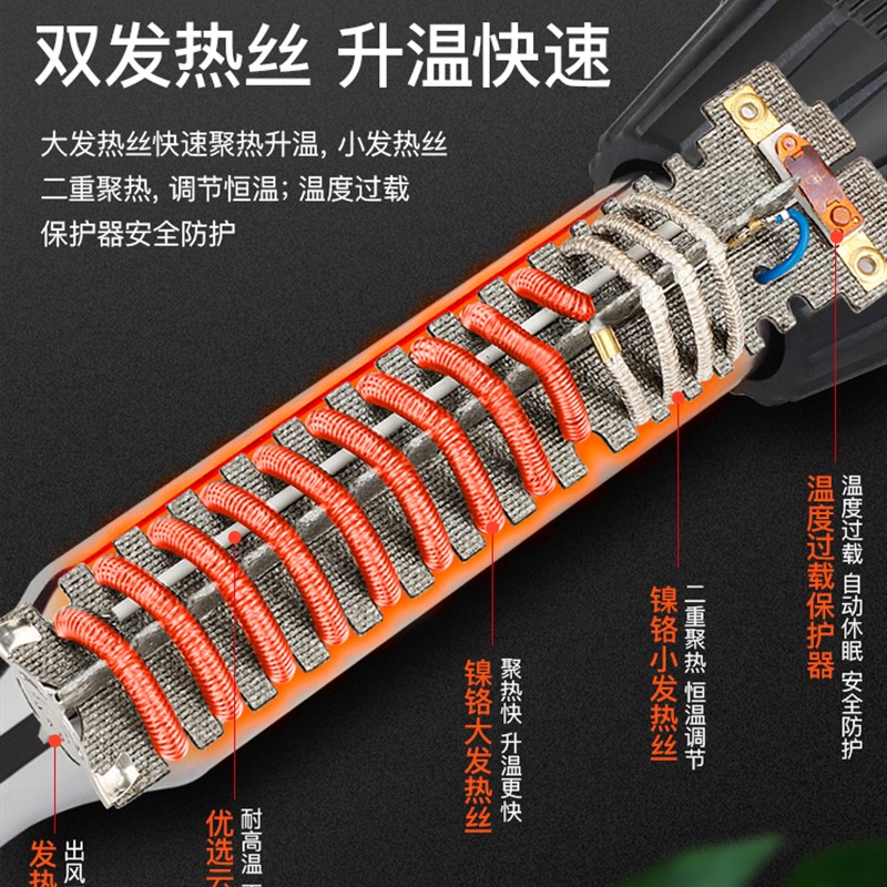 塑料焊枪热风枪热熔烤焊接工具塑胶塑焊机汽车保险杆修复机塑焊枪