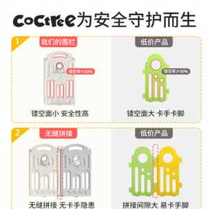 极速新品棵棵树宝宝围栏防护栏婴儿地上儿童爬爬行垫围栏室内家用