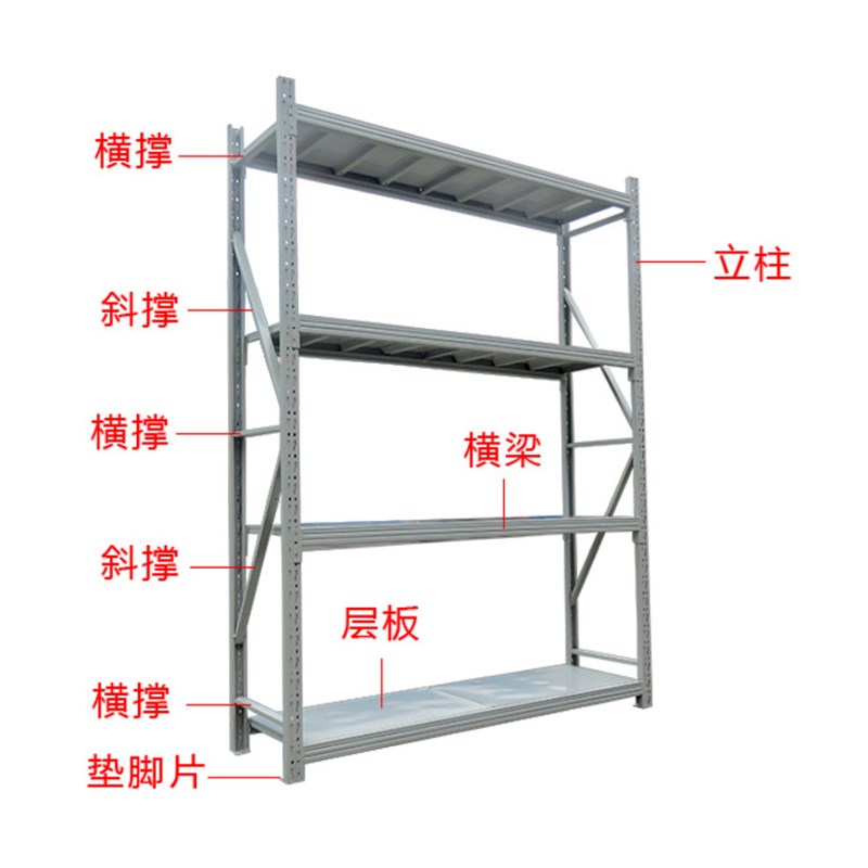 厂广州货架厂仓储货架仓库自由组合货架可拆装置物架轻型货架铁架