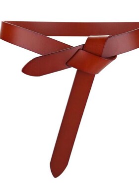 极速Newest Design knot cowskin belts for women soft real lea