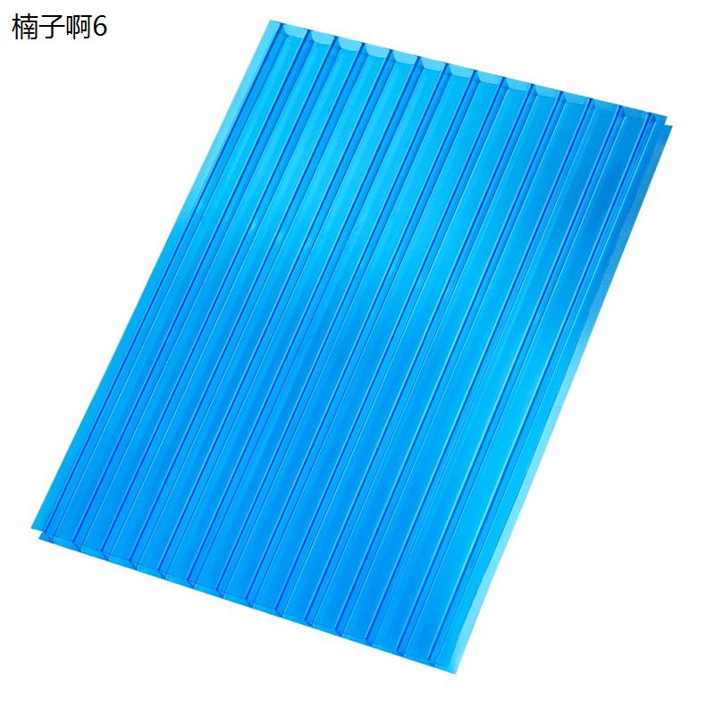 厂促品厂促中空pc阳光板透明雨棚耐力板隔热婚庆顶棚双层多层采品