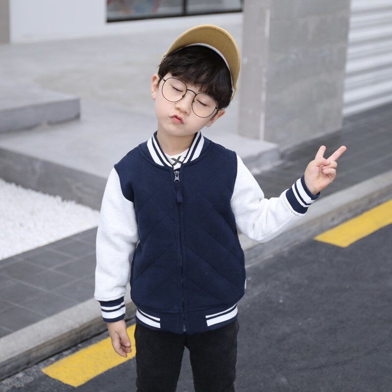 厂家普通外套女童女童加绒卫衣套装男春秋婴儿帽秋季外套女韩版