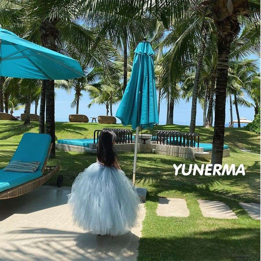好货小童婚纱礼服女童连衣裙夏新款儿童公主裙蓬蓬裙宝宝洋气网纱