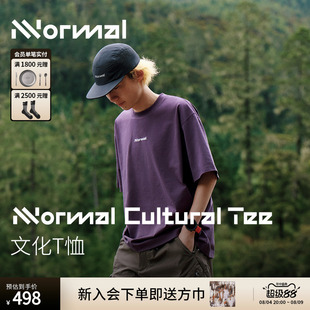Nnormal Cultural Tee休闲文化T恤男女同款圆领短袖上衣日常通勤