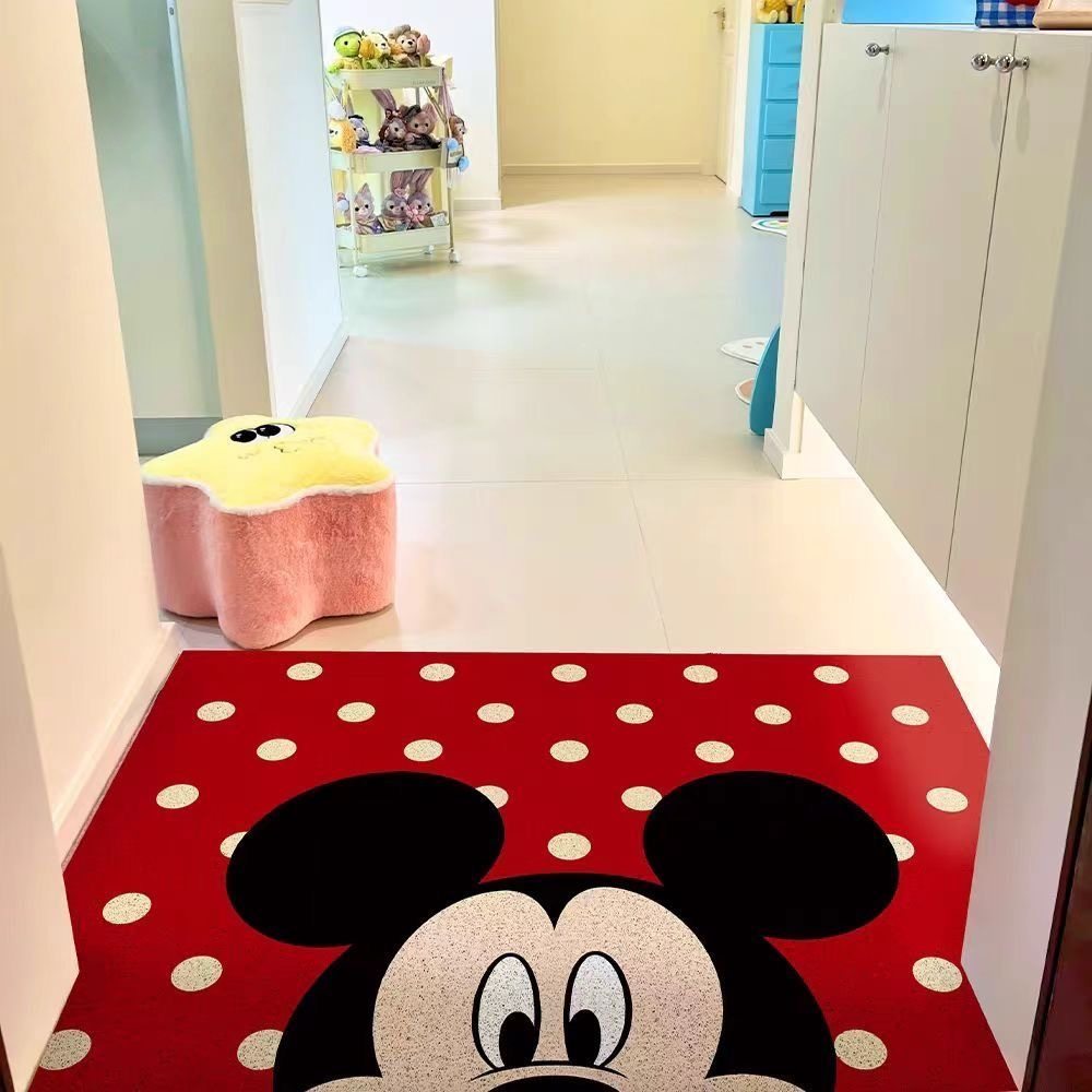 米老鼠入户门地垫家用耐脏除尘丝圈进门口玄关脚垫防滑地毯门垫子,居家布艺,入户地垫,淘宝优惠券,粉丝福利购,淘宝优惠卷