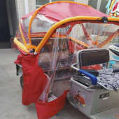 电动三轮车篷避雨遮阳篷适合多种车型透明车鹏罩后车厢折叠棚