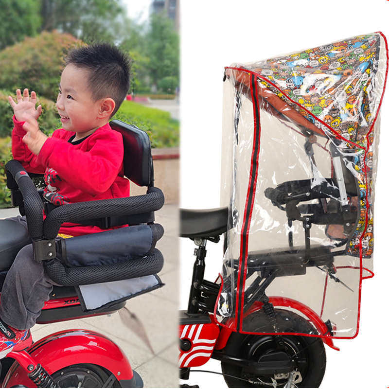 电动车儿童座椅雨棚置四季防雨遮阳自行车电瓶车宝宝坐椅雨棚包邮