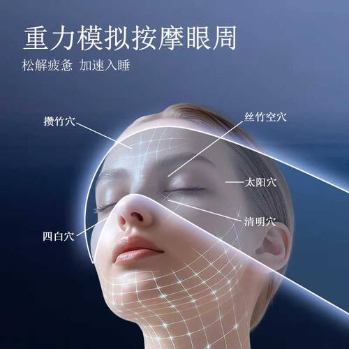 重力眼罩睡眠遮光护眼耳塞深度睡眠冰丝缓解疲劳助眠神器睡觉专用
