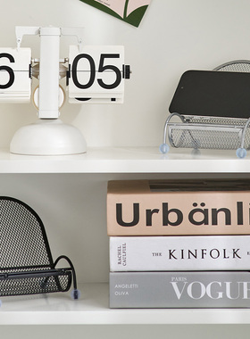 现代简约格调躺椅手机架摆件办公室桌面装饰品创意实用礼物朋友