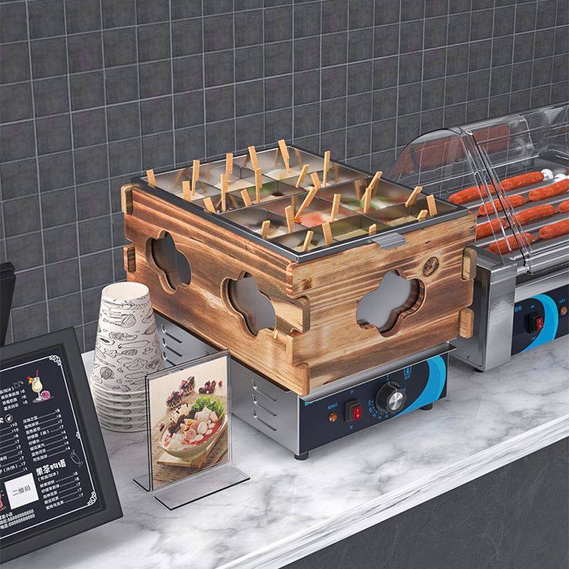 东贝关东煮机器早餐店设备麻辣烫锅商用摆摊格子锅麻辣串设备炉子