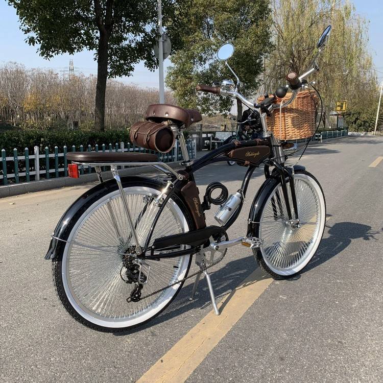 复古自行车上海英伦城市通勤24-26英寸沙滩成人变速山地男女通用