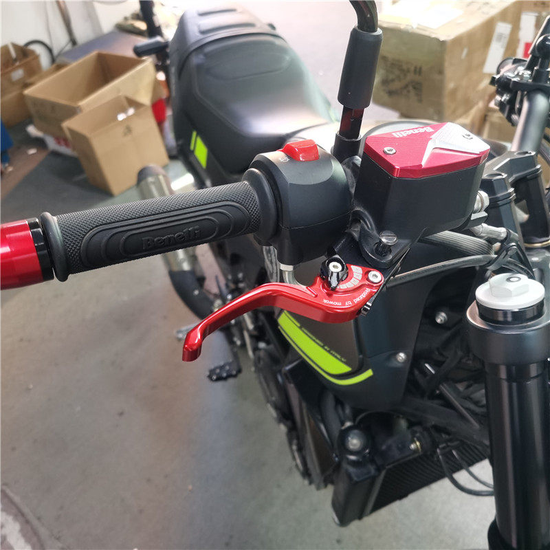 适用春风250NK 250SR改装短款两指竞技刹车牛角手把离合拉杆车把