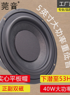 5-inch heavy low soundm cannon speaker in low frequency hom