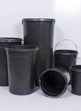 垃圾桶内胆内筒黑色水桶5L8L12L20L30升不锈钢脚踏式塑料内桶多用