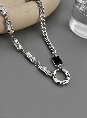 儿童项链男孩潮流酷高街穿搭配饰男童装饰街舞走秀吊坠饰品毛衣链