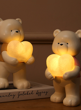 治愈系创意感应小夜灯拍拍灯床头柜氛围灯卧室睡眠灯家居装饰摆件