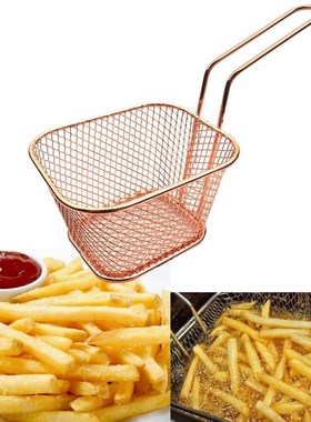 1PnC StainJWIless Steel MetalBasket Servng F ood Presentatii