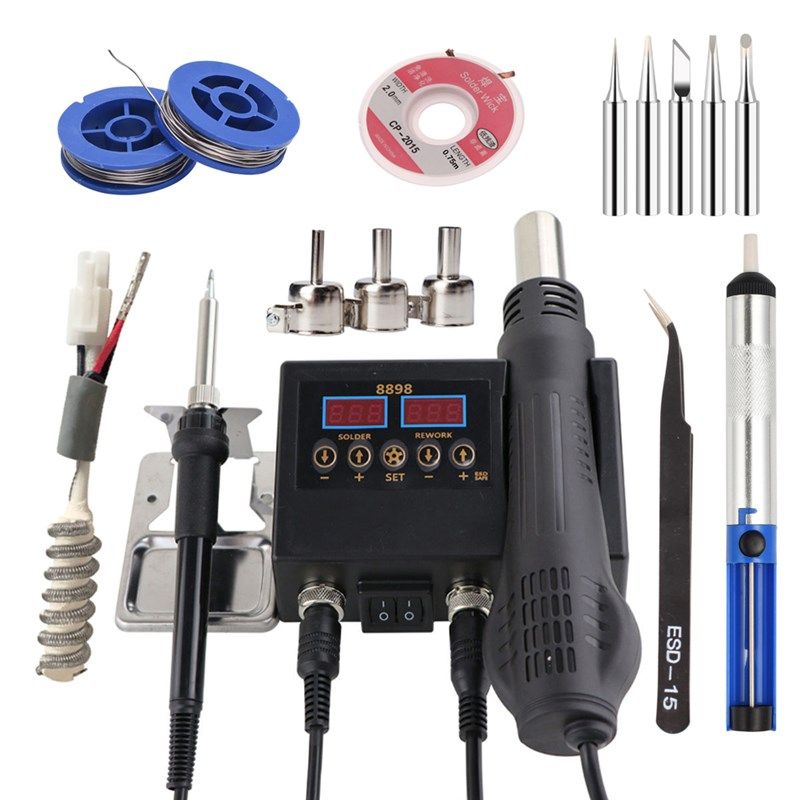 2 In 1 750W Soldering Station 8898 Digital Display Rework We