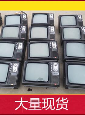 好货大量现货黑白电视机可播放怀旧装饰复古老式电视机摆件