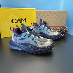 撤柜CAM男童运动鞋 网皮面防水二棉防滑软底儿童跑步 秋冬2025新款