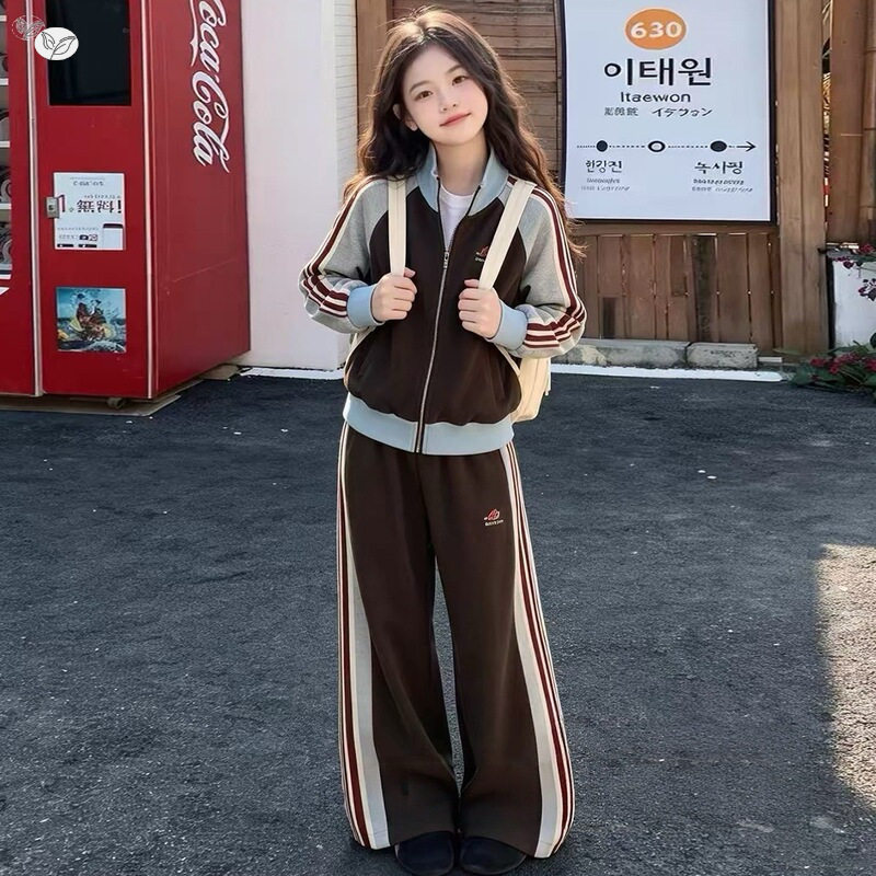 2026新款女童秋季韩系运动套装