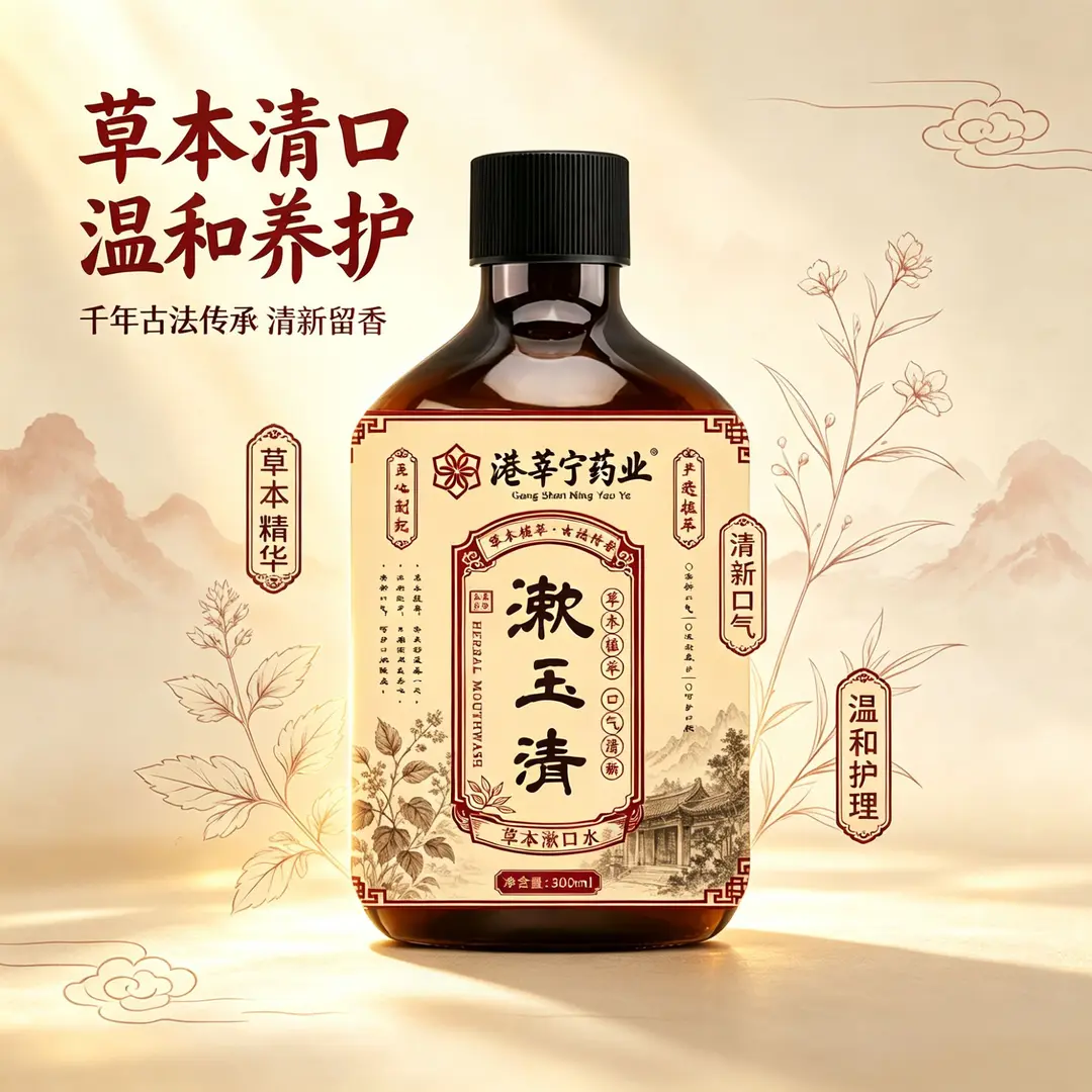 港莘宁药业漱王清草本漱口水留香