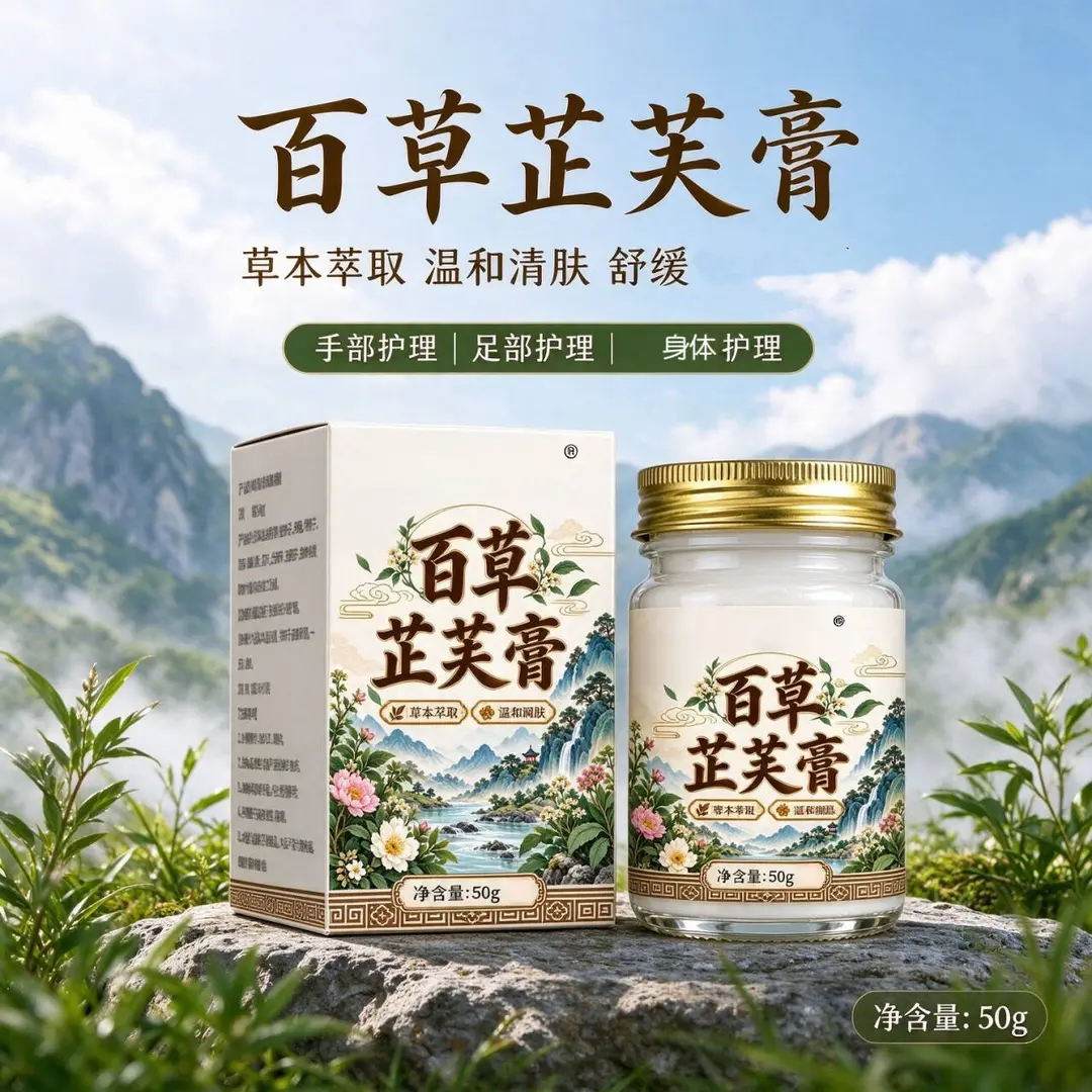百草芷芙膏深层滋养温和清肤外用