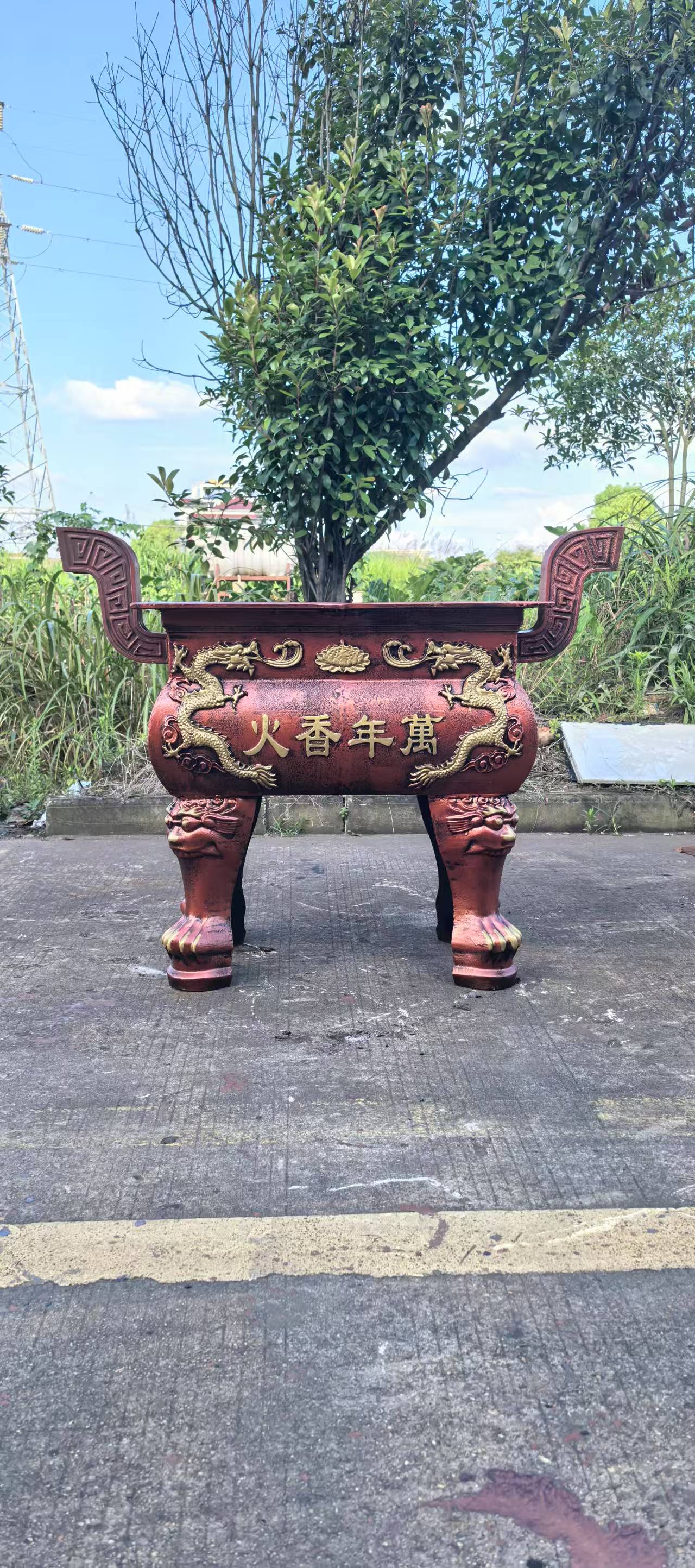 铸铁长方形香炉品质保证