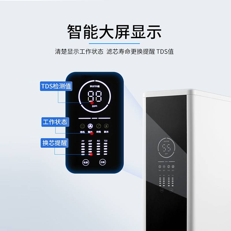 新品净水器家用RO反渗透800G无桶直饮机滤水器厨房自来水过滤器