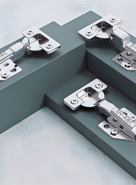 SH-ABC星徽二段力铰链不锈钢阻尼缓冲衣橱柜门飞机合页五金