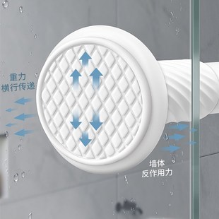 3YK可伸缩免打孔窗帘杆罗马杆全套窗帘支撑架单杆固Y定夹器挂钩拉