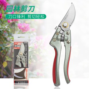 不锈钢树枝剪修枝剪枝r修叶家用园艺工具园林剪枝防滑手柄现货批