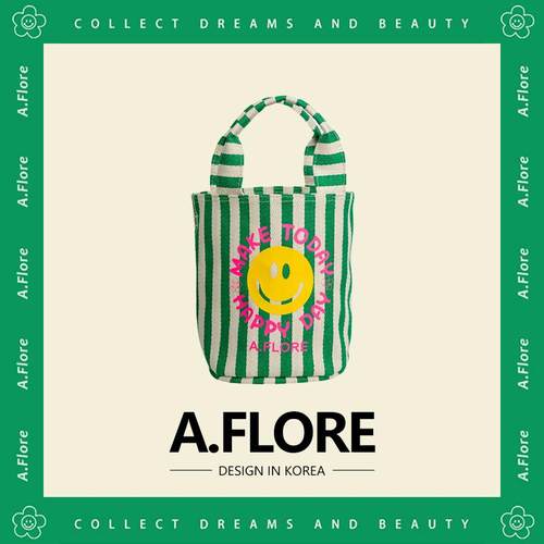 帆布包水桶包A.FLORE高级感韩系
