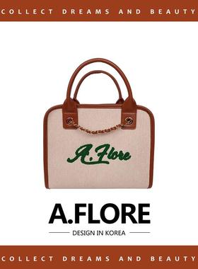 A.FLORE高质量帆布包上班通勤高级感女款包大容量托特包硬挺立体