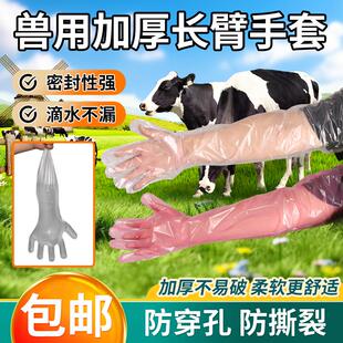 兽用一次性长臂手套牛羊用母猪助产长壁检查掏猪手套兽医接生手套