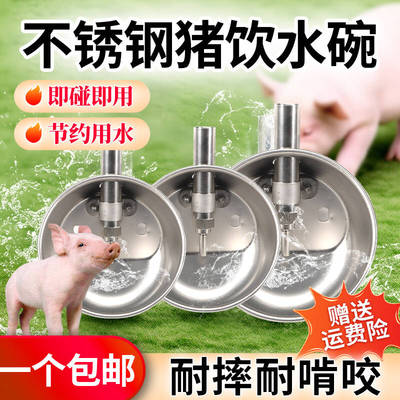 猪用饮水碗不锈钢自动饮水器