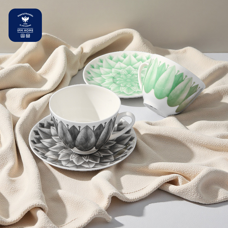 IPMHOME俄皇骨瓷咖啡杯碟