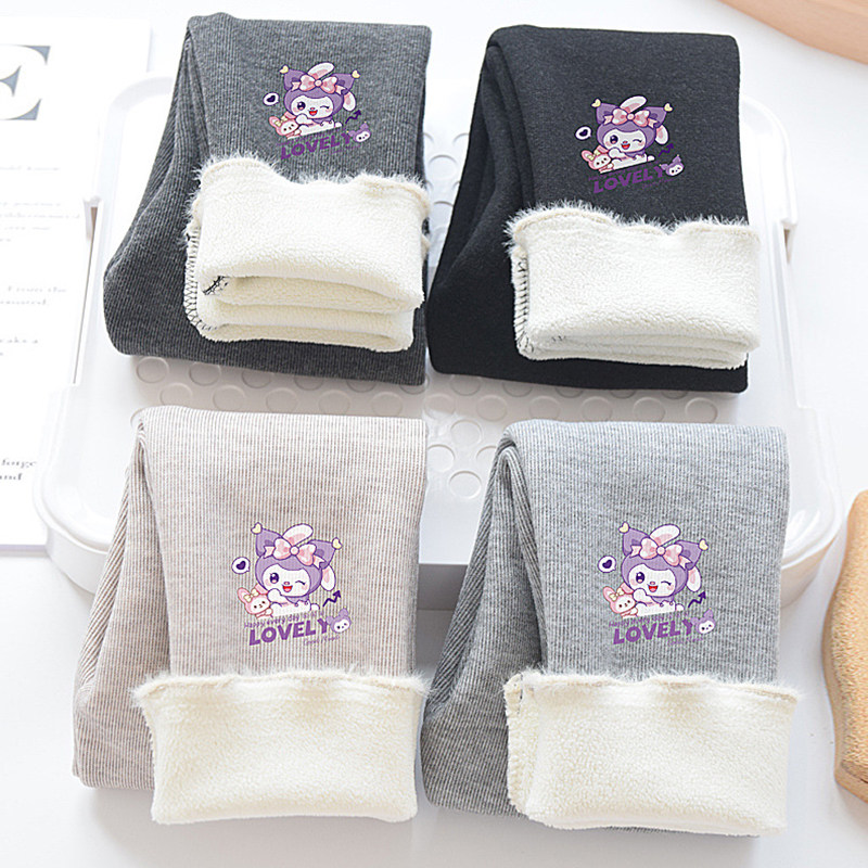 库洛米女童打底裤纯棉冬季款加绒卡通印花女宝宝裤子儿童装休闲裤,童装/婴儿装/亲子装,裤子,淘宝优惠券,粉丝福利购,淘宝优惠卷