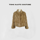 帕斯条进口水貂外套 冬季 新款 YW769